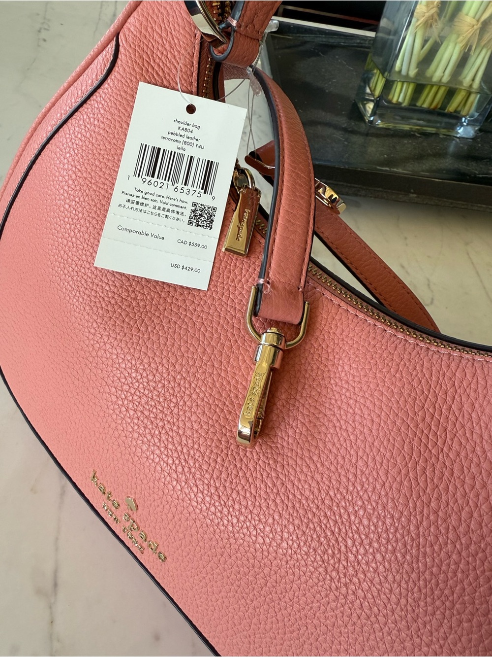 New Kate Spade Leila Pebbled Leather Shoulder Bag - Picture 10 of 16